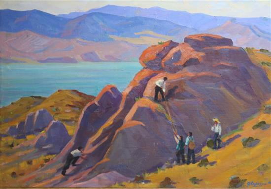 An Armenian landscape - G Vartanyan 48x69